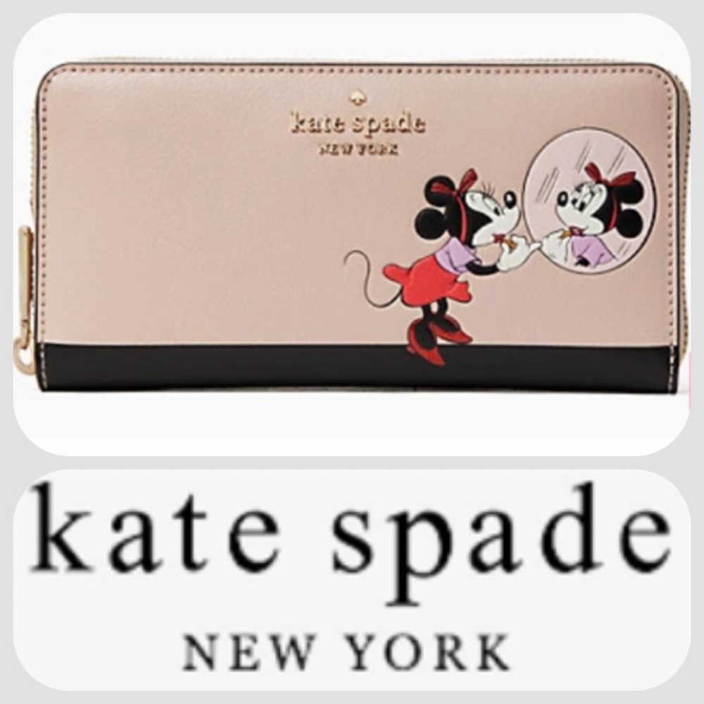 Disney x KATE SPADE NY minnie large continental - Picture 2 of 6